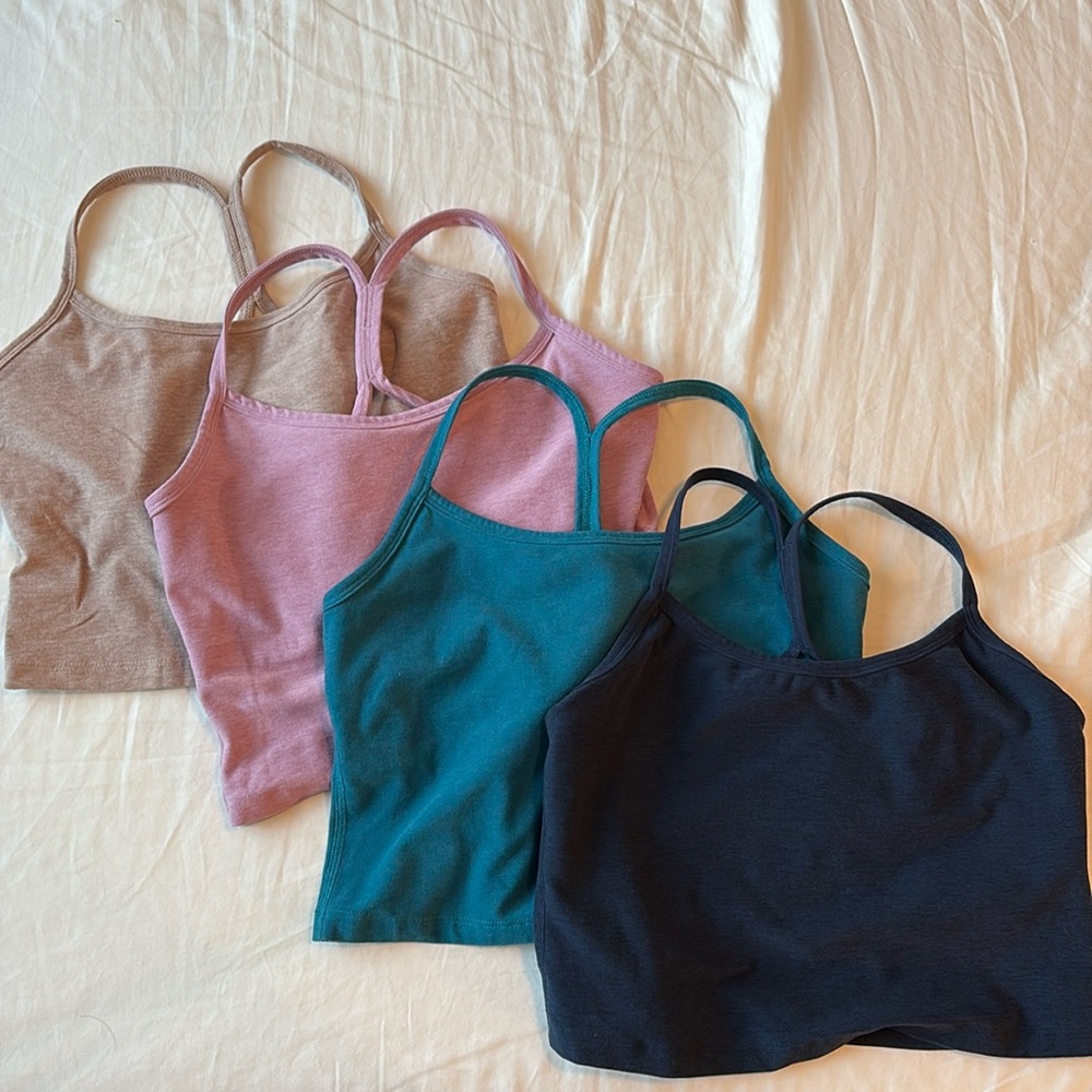 Beyond Yoga Tank Tops - Tan, Pink, Teal, Navy